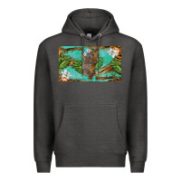Charcoal Heather koala cup Premium Hoodie - BarkalooDesign