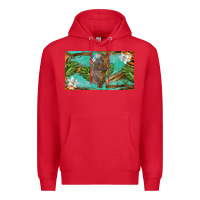 Red koala cup Premium Hoodie - BarkalooDesign