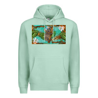 Seafoam koala cup Premium Hoodie - BarkalooDesign