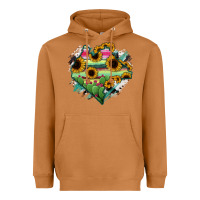 Meerkat Chiapas State Of Mexico Map Heavyweight Hoodie - RanaPortraitStore