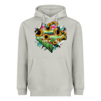 Moon Dust Chiapas State Of Mexico Map Heavyweight Hoodie - RanaPortraitStore