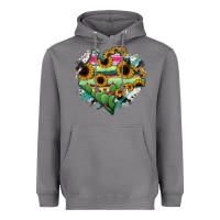 Storm Chiapas State Of Mexico Map Heavyweight Hoodie - RanaPortraitStore