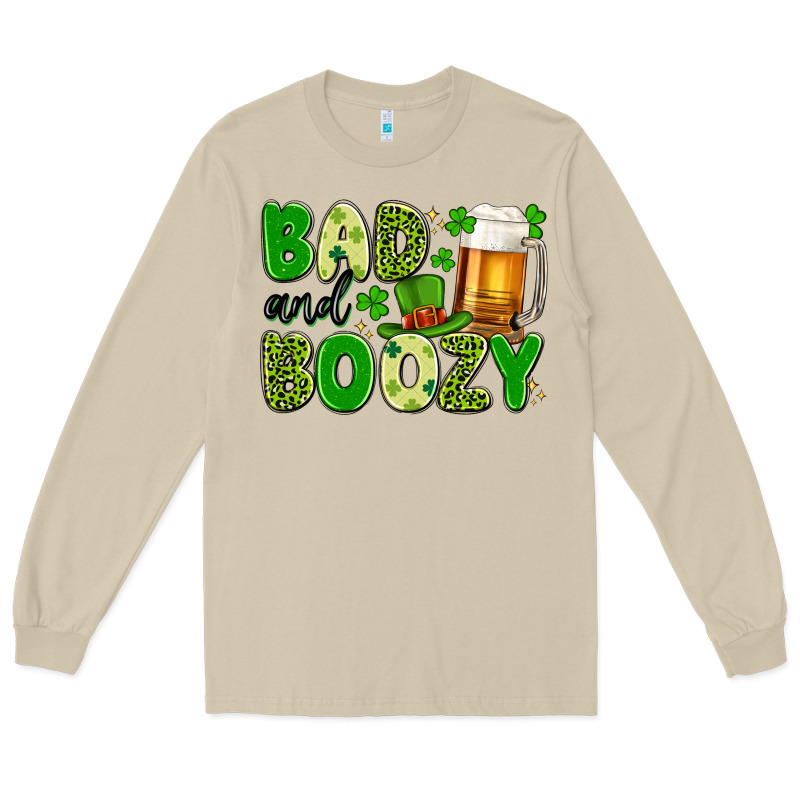 Bad And Boozy Long Sleeve Tee by Artiststas | Teevron