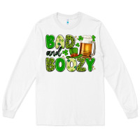 White bad and boozy Long Sleeve Tee - Artiststas