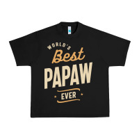 Black Mens Best Papaw Ever Funny Dad / Grandpa Urban Heavy Tee - DesigneFamous