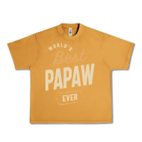 Peanut Butter Mens Best Papaw Ever Funny Dad / Grandpa Urban Heavy Tee - DesigneFamous