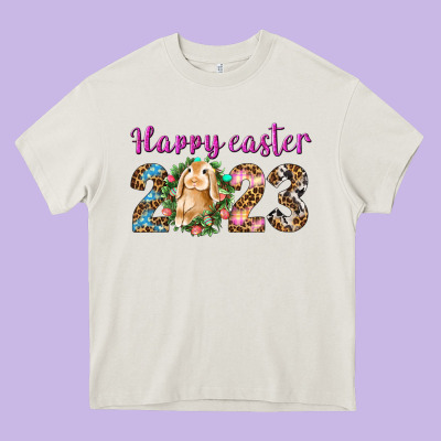 Happy Easter 2023 Heavy Core Tee Designed By Bundleandbundleshop
