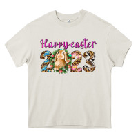Cream Happy Easter 2023 Heavy Core Tee - BundleAndBundleShop