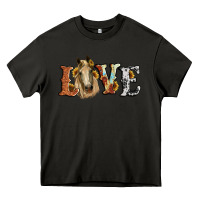 Asphalt love horse sunflower Heavy Core Tee - RanaPortraitStore