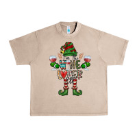 French Oak I'm The wine Lover Elf Urban Heavy Tee - CowhideDigitalArt