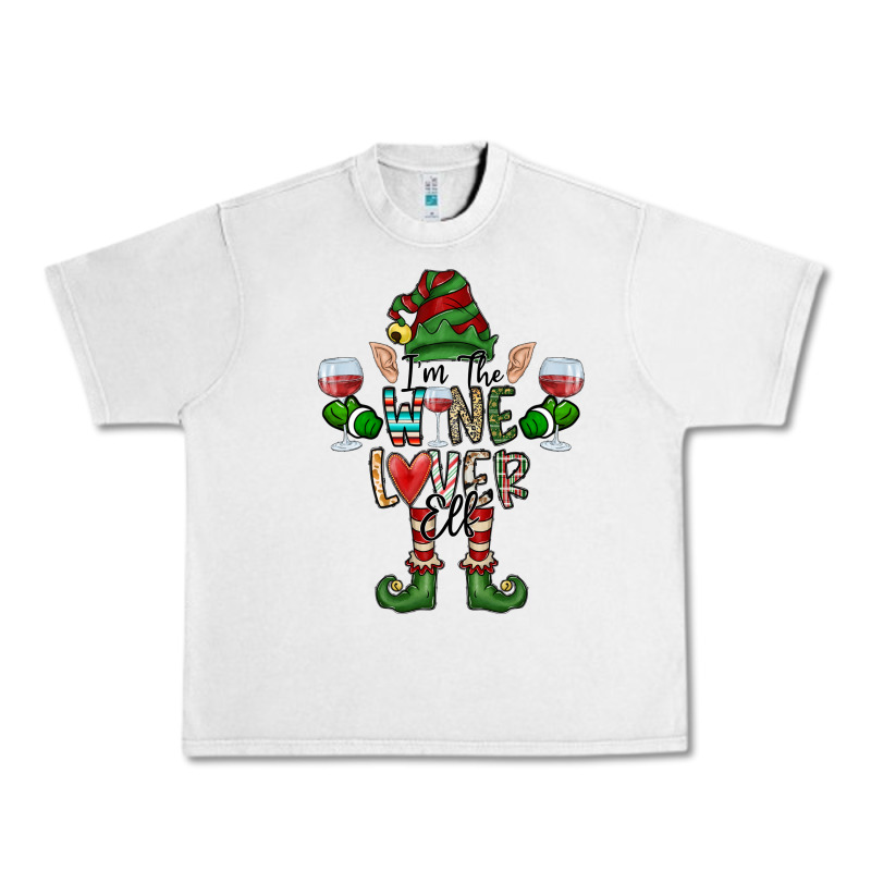 I'm The Wine Lover Elf Urban Heavy Tee by CowhideDigitalArt | Teevron