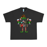 Pigment Black I'm The wine Lover Elf Urban Heavy Tee - CowhideDigitalArt