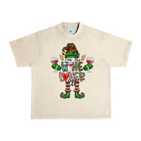 Sandshell I'm The wine Lover Elf Urban Heavy Tee - CowhideDigitalArt