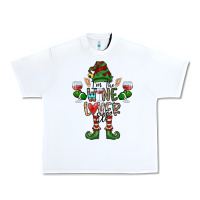 White I'm The wine Lover Elf Urban Heavy Tee - CowhideDigitalArt