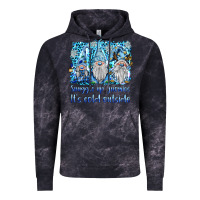 Cloud Black snuggle up gnomies it's coll outside Vintage Hoodie - BarkalooDesign