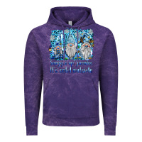Cloud Purple snuggle up gnomies it's coll outside Vintage Hoodie - BarkalooDesign
