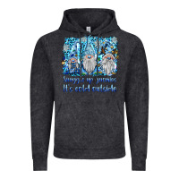 Vintage Black snuggle up gnomies it's coll outside Vintage Hoodie - BarkalooDesign