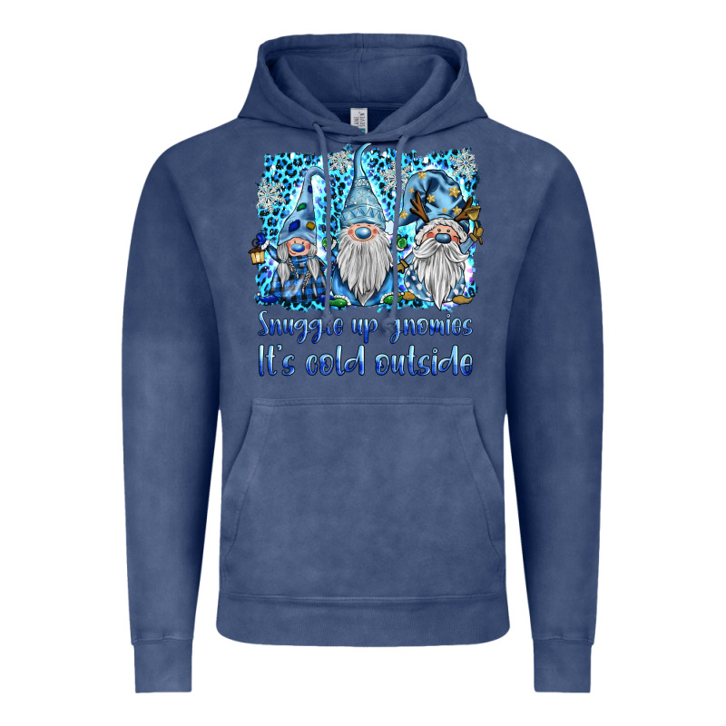 Snuggle Up Gnomies It's Coll Outside Vintage Hoodie by BarkalooDesign | Teevron