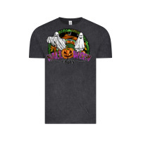 Vintage Black halloween vibes Vintage Tee - SublimationCraftShop