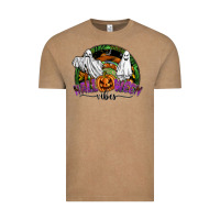 Vintage Coffee halloween vibes Vintage Tee - SublimationCraftShop