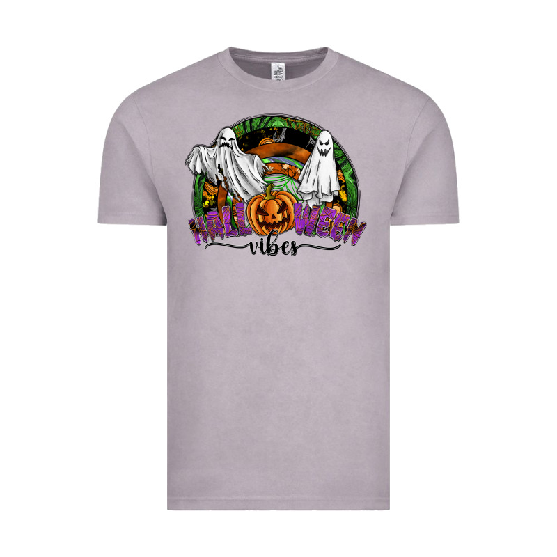 Halloween Vibes Vintage Tee by SublimationCraftShop | Teevron