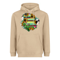 Mushroom Chihuahua State Of Mexico Map Heavyweight Hoodie - RanaPortraitStore
