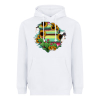 White Chihuahua State Of Mexico Map Heavyweight Hoodie - RanaPortraitStore