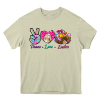 Mossy Peace Love Easter Heavy Core Tee - BundleAndBundleShop