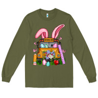 Army Green school bus easter Long Sleeve Tee - Artiststas