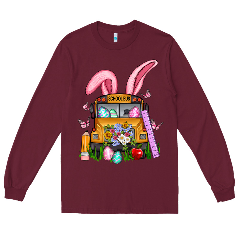 School Bus Easter Long Sleeve Tee by Artiststas | Teevron