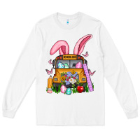White school bus easter Long Sleeve Tee - Artiststas
