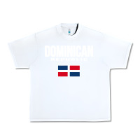 White dominican republic Urban Heavy Tee - DesigneFamous