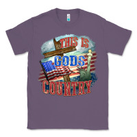 Lavender This is gods country Classic Tee - FaDigitalArtStudio