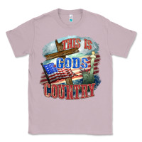 Lilac This is gods country Classic Tee - FaDigitalArtStudio