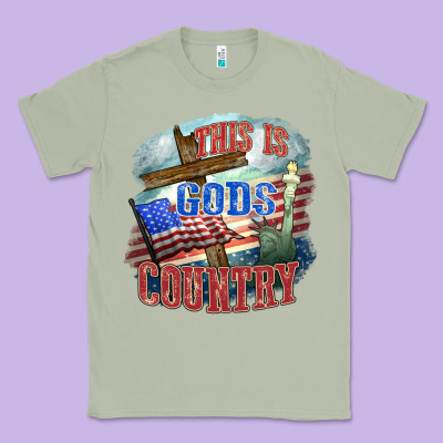 This Is Gods Country Classic Tee Designed By Fadigitalartstudio