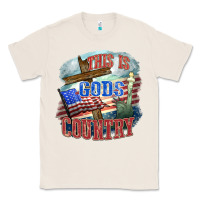 Natural This is gods country Classic Tee - FaDigitalArtStudio