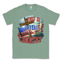 Sage This is gods country Classic Tee - FaDigitalArtStudio