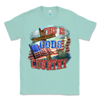 Seafoam This is gods country Classic Tee - FaDigitalArtStudio
