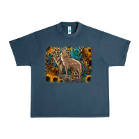 Midnight Navy Western Wolves Urban Heavy Tee - Jasminsmagicworld