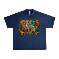 Navy Western Wolves Urban Heavy Tee - Jasminsmagicworld