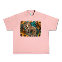 Salmon Western Wolves Urban Heavy Tee - Jasminsmagicworld