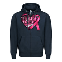 Navy tackle cancer Zipper Hoodie - RanaPortraitStore