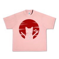 Salmon ninja cat japanese Urban Heavy Tee - DesigneFamous