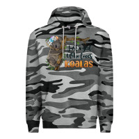 Slate Camo just a girl who loves koalas Premium Hoodie - BarkalooDesign