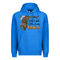 True Royal just a girl who loves koalas Premium Hoodie - BarkalooDesign