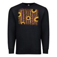 Black sunflowers serape leopard Premium Sweatshirt - RanaPortraitStore