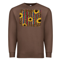 Chestnut sunflowers serape leopard Premium Sweatshirt - RanaPortraitStore