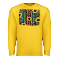 Lemon sunflowers serape leopard Premium Sweatshirt - RanaPortraitStore