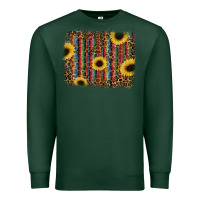 Sports Green sunflowers serape leopard Premium Sweatshirt - RanaPortraitStore