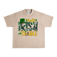 French Oak Half Irish All Trouble Urban Heavy Tee - CowhideDigitalArt
